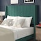 Flash Furniture Emerald Velvet Queen Platform Bed with Headboard YK-1079-GR-Q-GG - alternate 5
